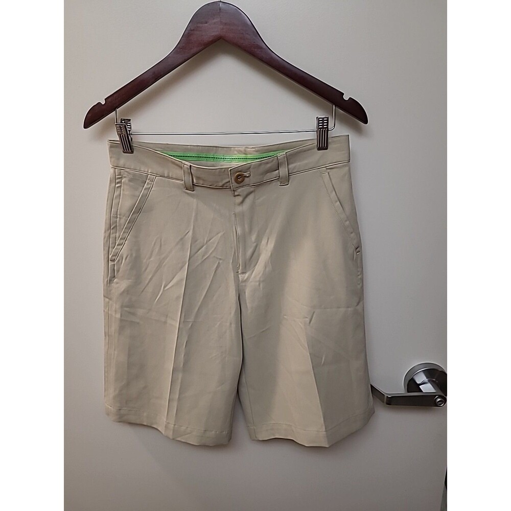 IZOD Golf Performx Tan Colored Activewear Men's Shorts Sz 32 BIN 1